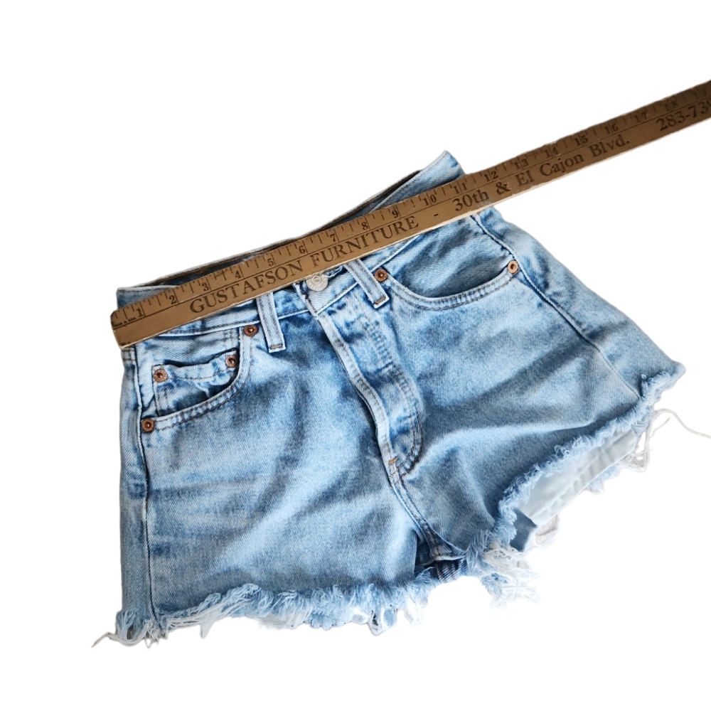 ‼️SOLD‼️ VTG Levi's 501 XX Original True Vintage Frayed Cut Off Distressed Denim - Picture 12 of 16